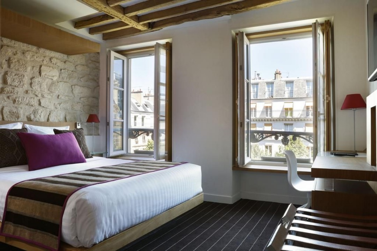 latin quarter paris hotel with free wifi access near notre dame cathedral