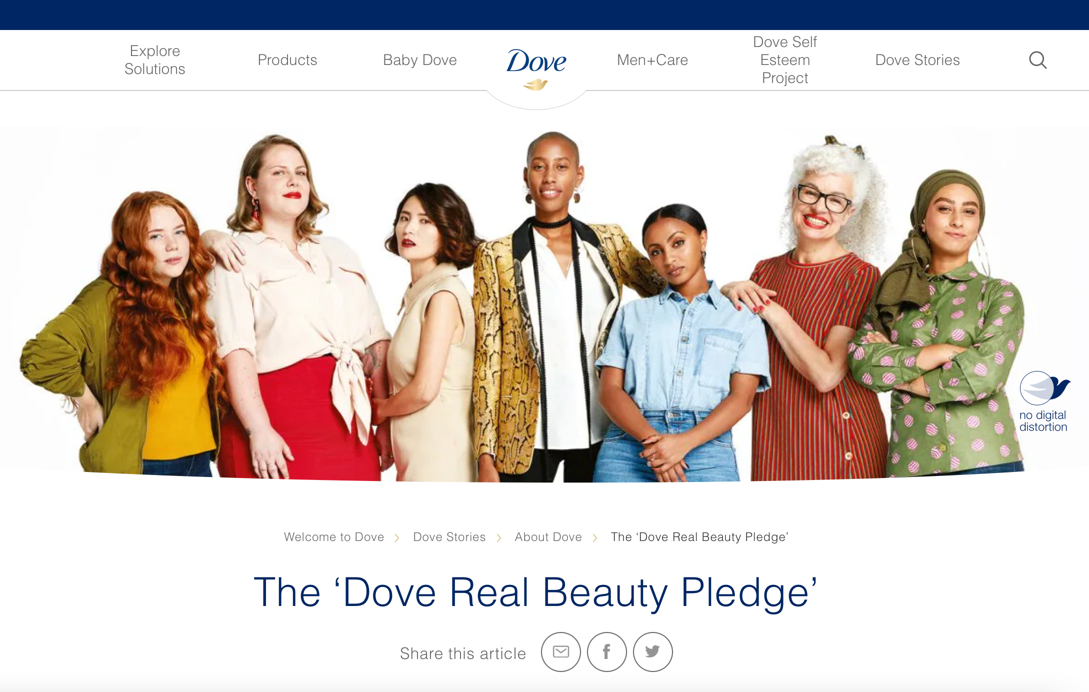 Dove marketers use empathy to connect with women and include real women in the production process of their ads.