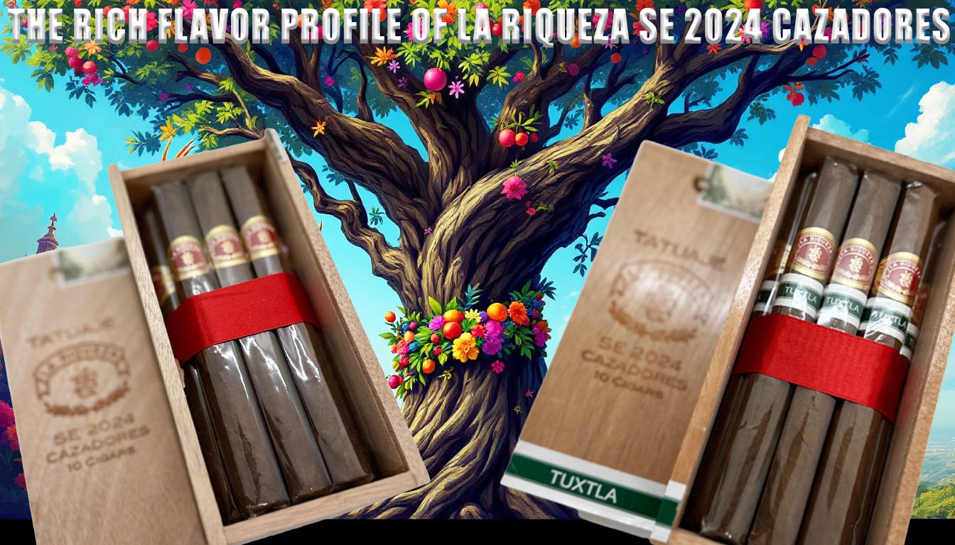 The rich flavor profile of La Riqueza Se 2024 Cazadores, highlighting its unique taste.