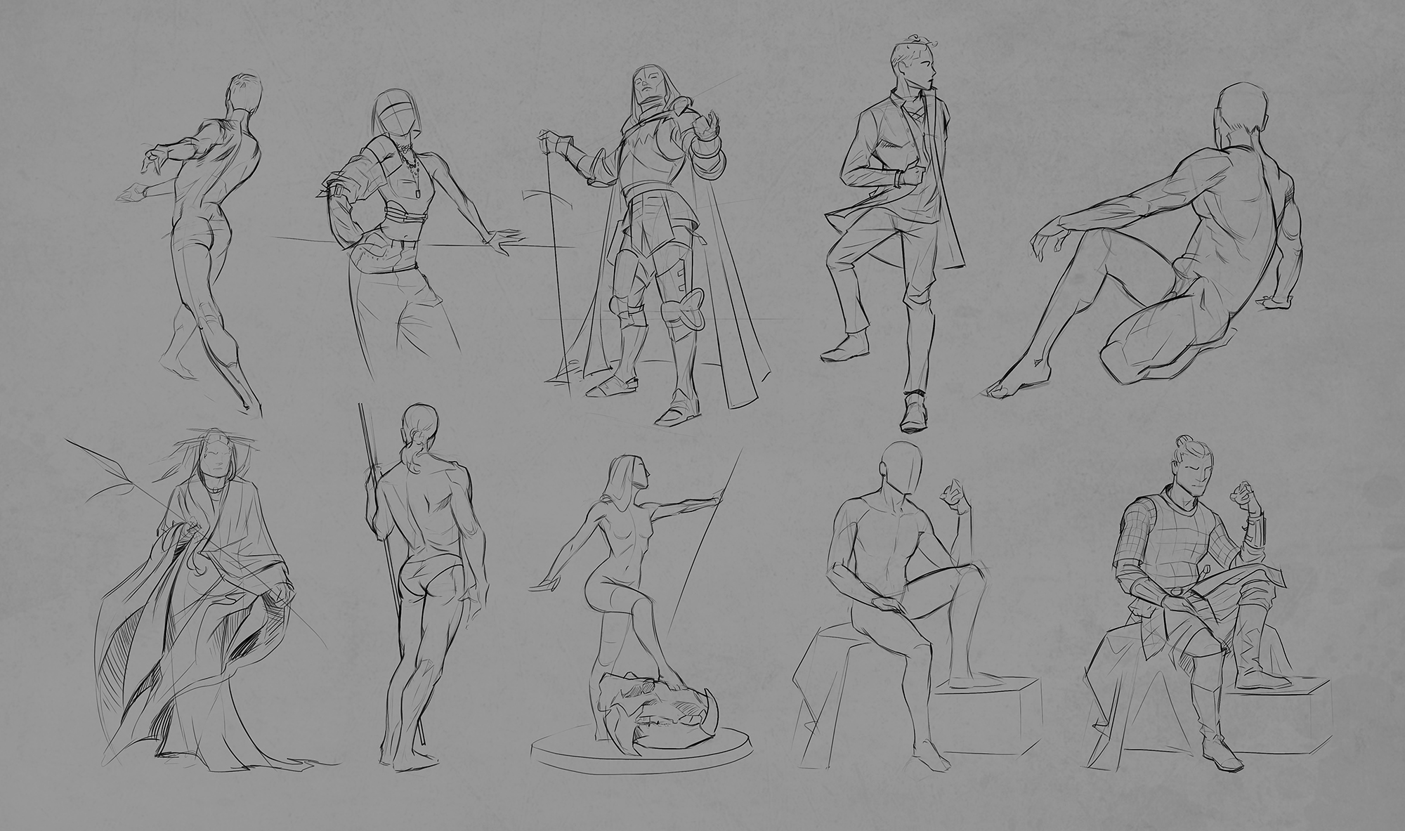 Figure Studies by Jon Neimeister