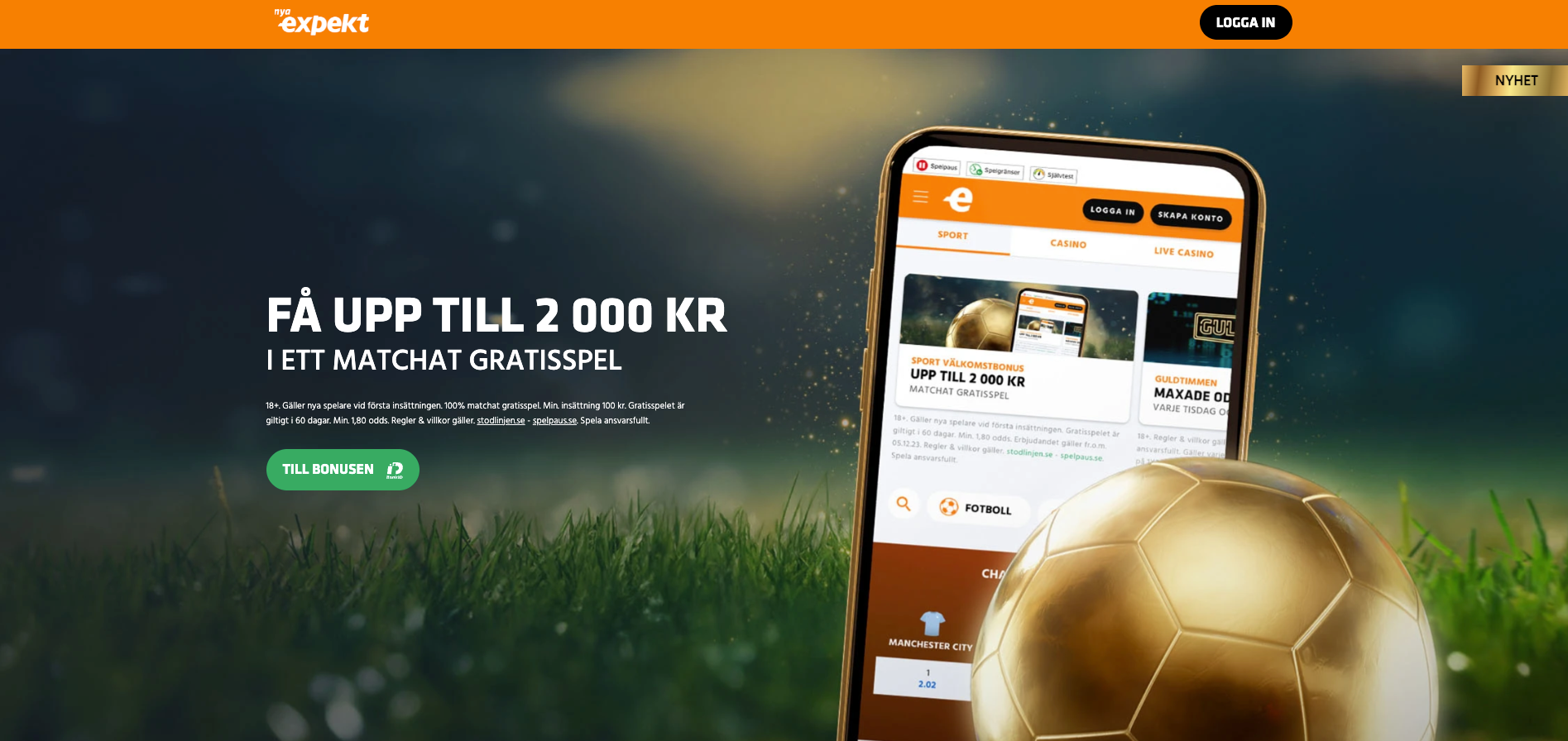 Expekt bonus för sport