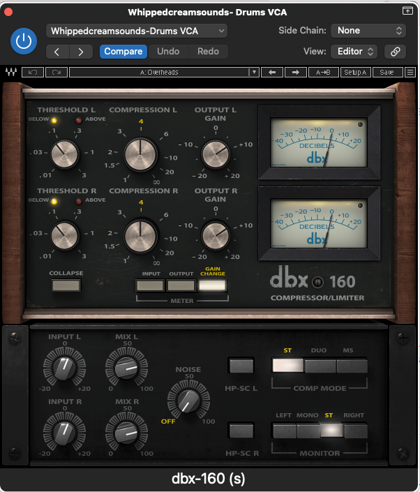 Drums (What Is a VCA Compressor?)
