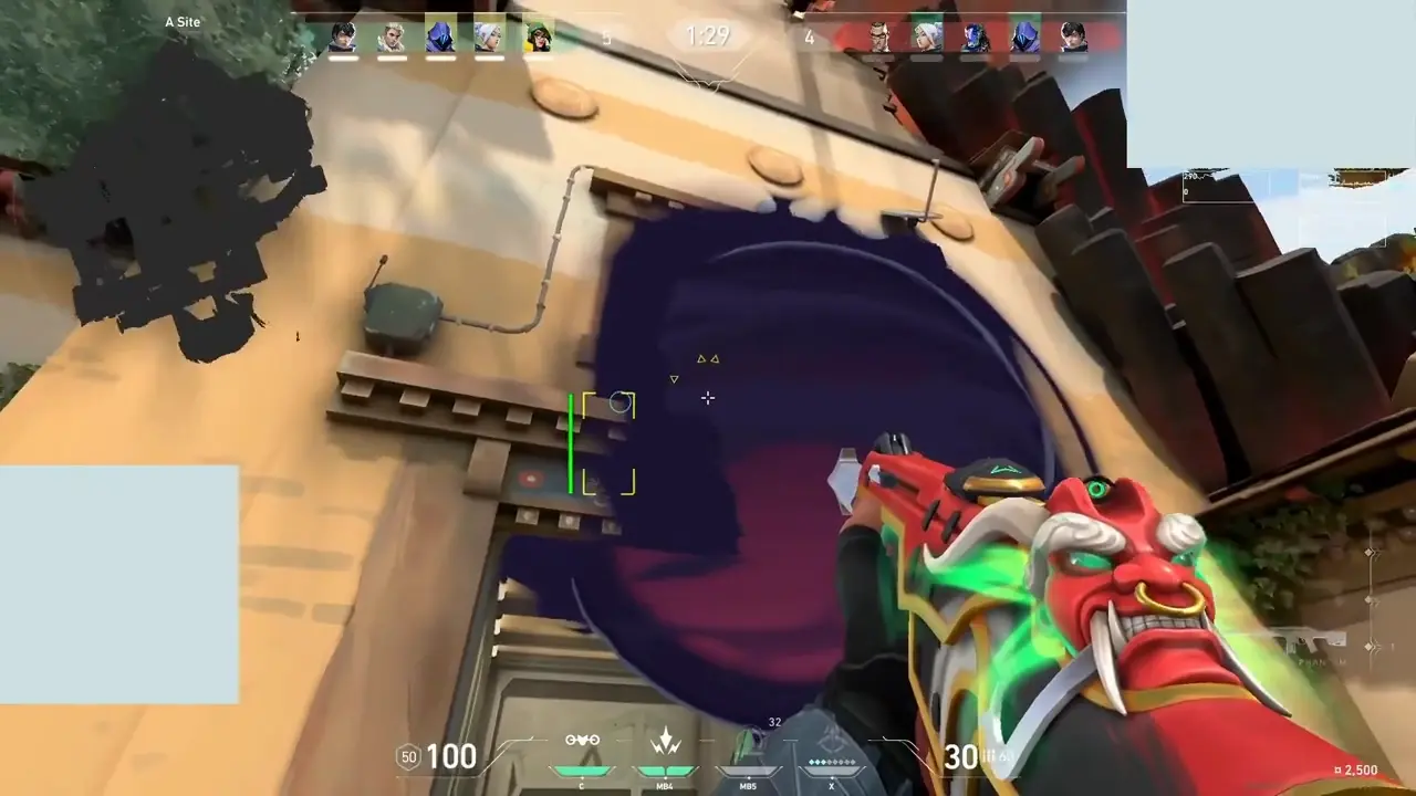 Illustration of strategic advantage with Valorant cheats
