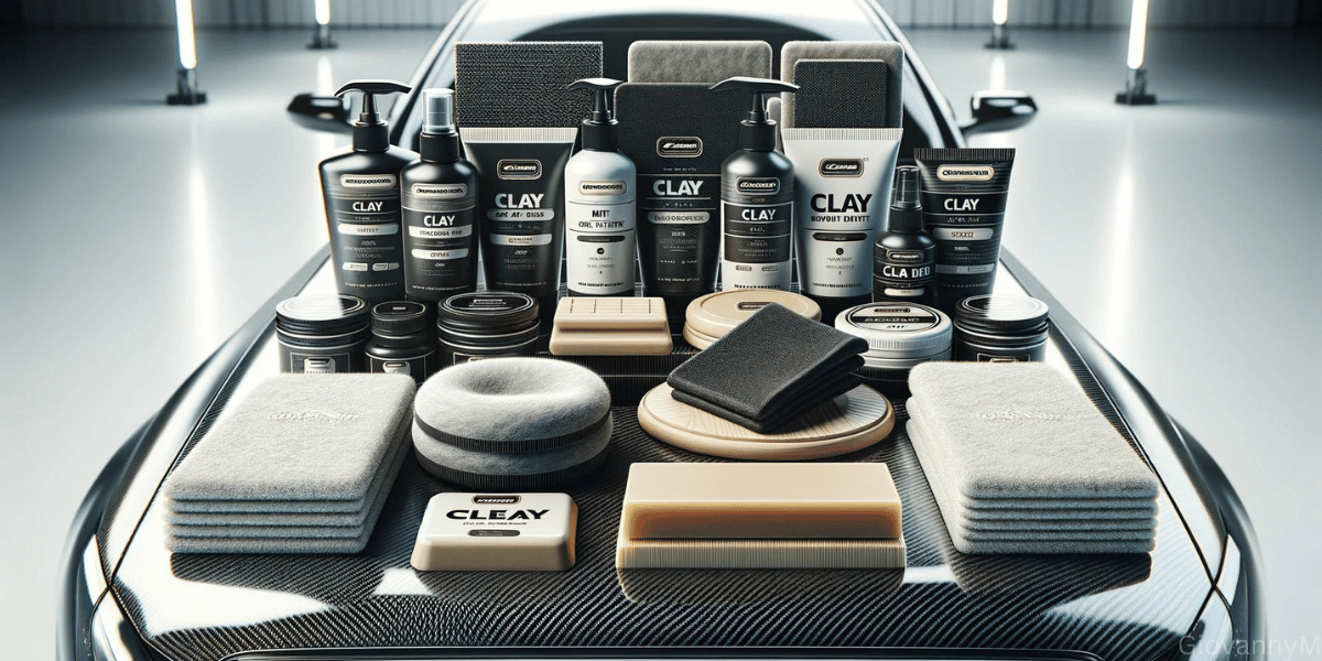 clay bars can remove dirt, rail dust, brake dust off the cars surface.