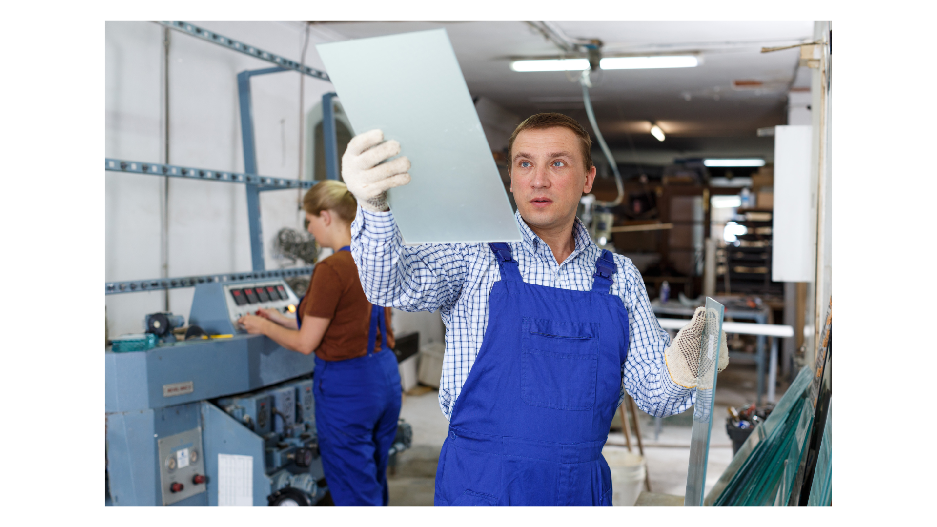 Glasnotdienst in Wien bei der Arbeit