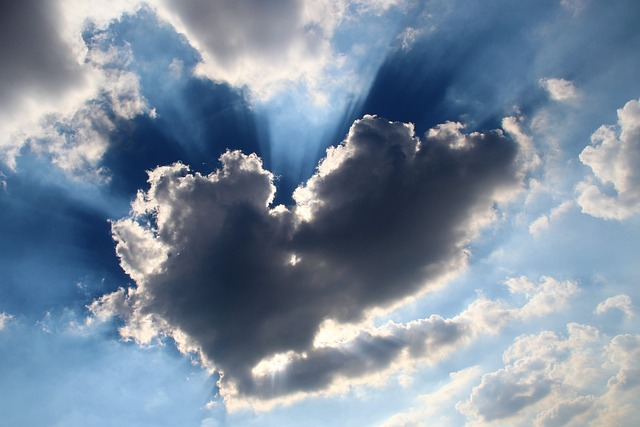 cloud, heart, heaven showing the power of God in heaven