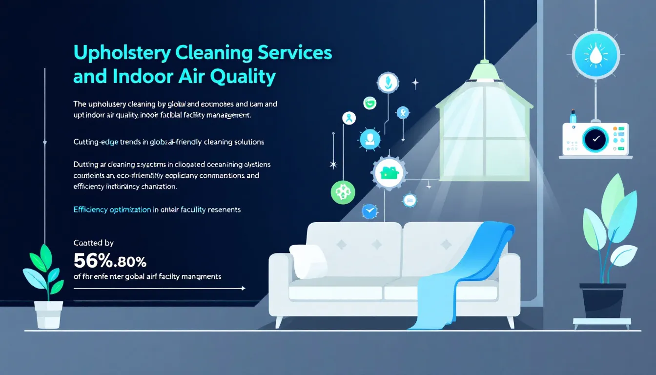 Upholstery cleaning services enhancing indoor air quality.