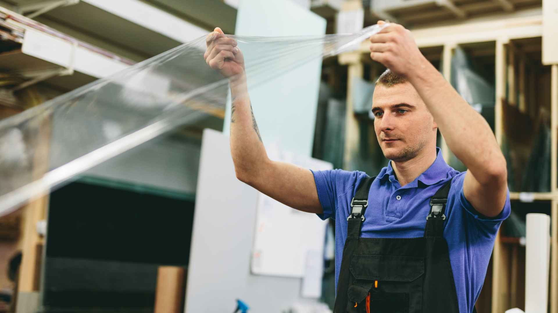 Glasnotdienst in Wien bei der Arbeit