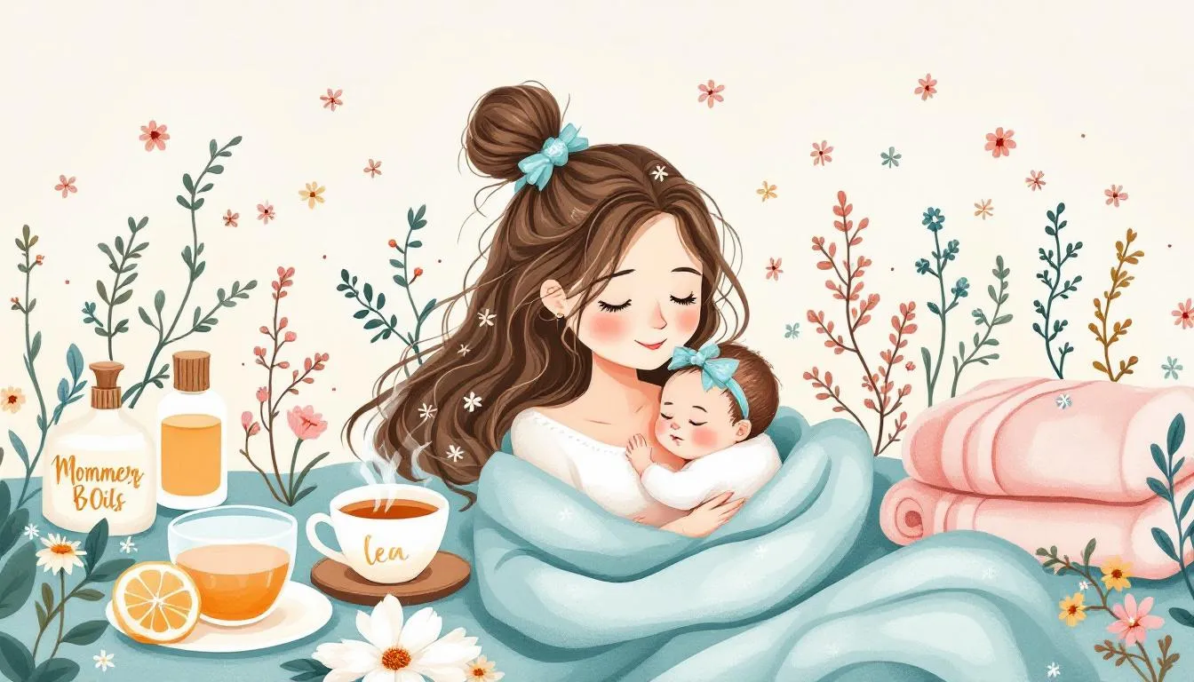 Pampering kits designed for new mothers to indulge and relax.