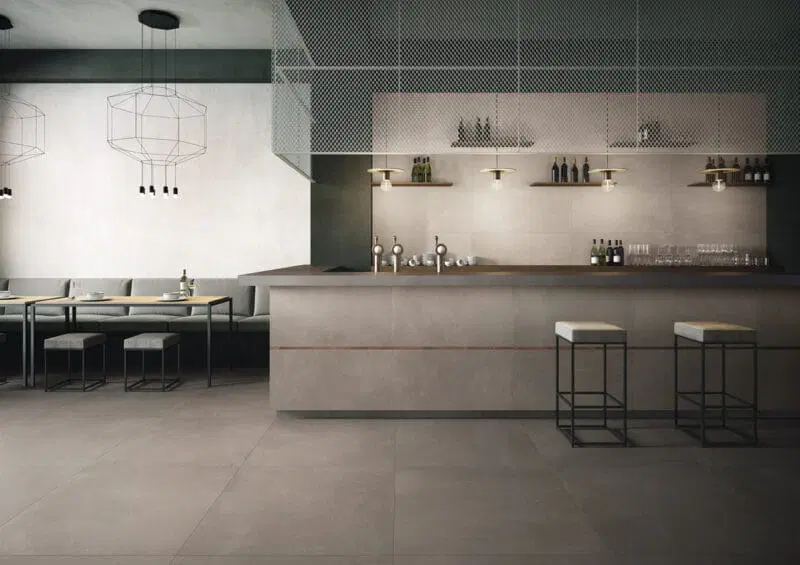 Azuma Cement Effect Porcelain Floor Tiles from Imola Ceramica.