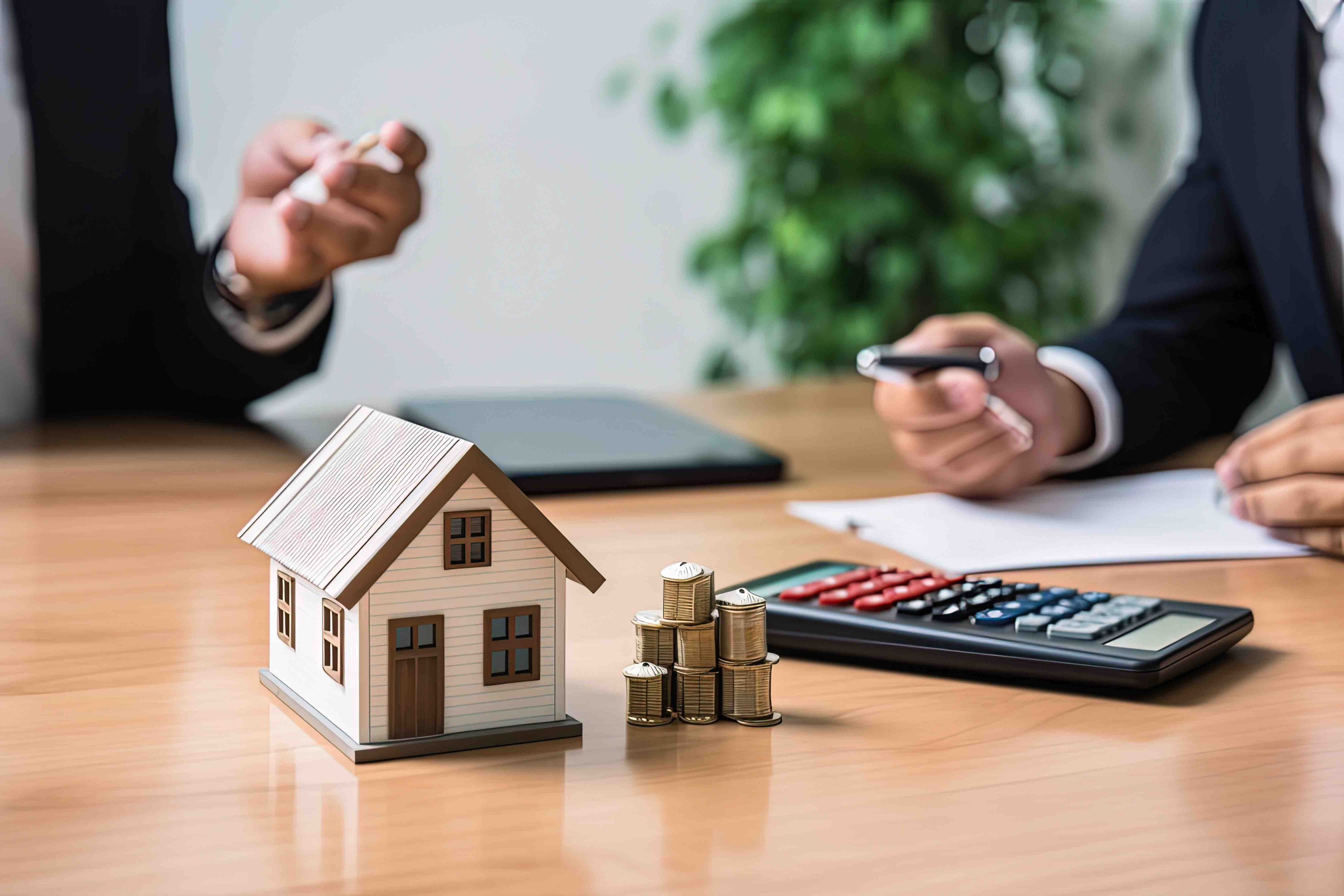 An image showing a person holding a set of keys with a house in the background, representing the availability of loans for rental property from the top lenders.