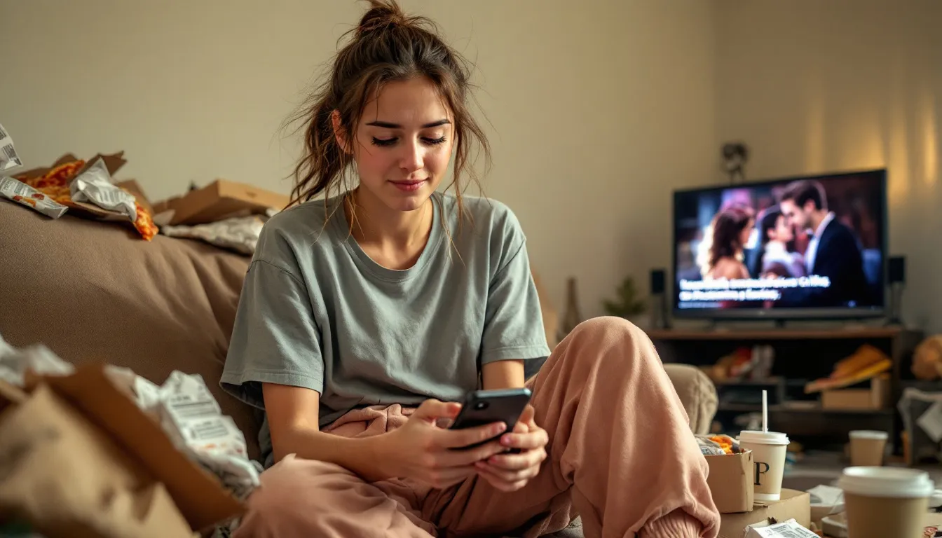 A person reflecting on their dating experiences.