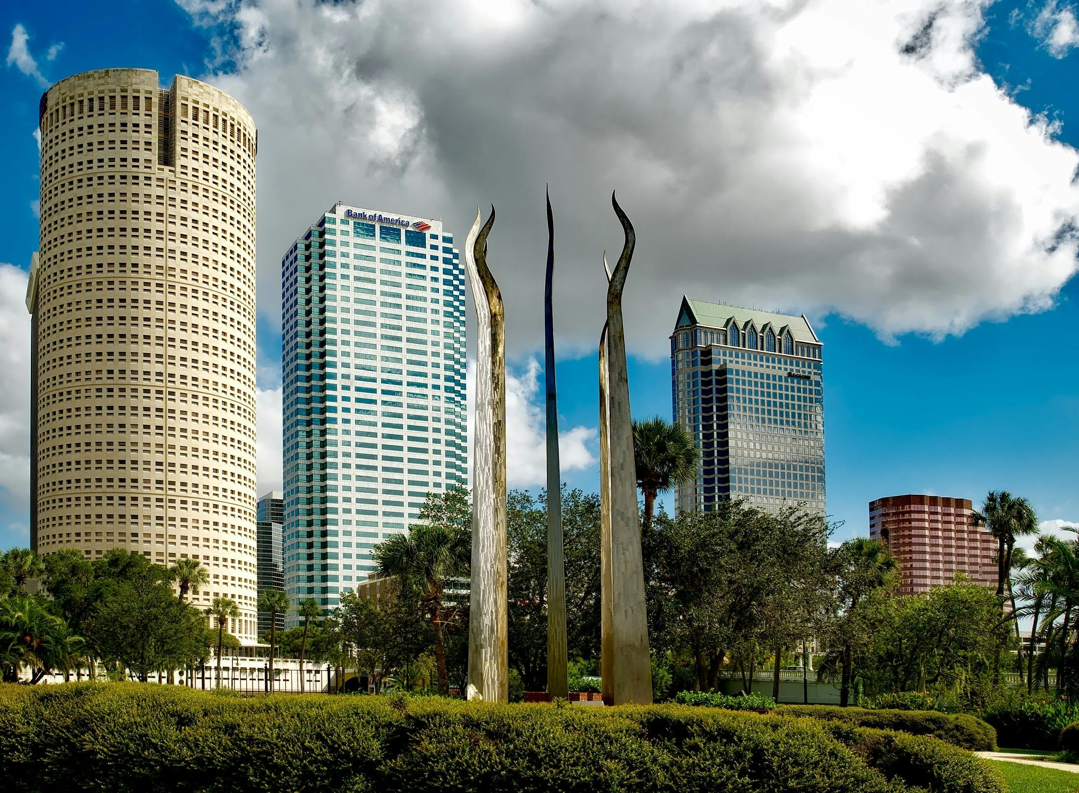 Skyline of Tampa, Florida.