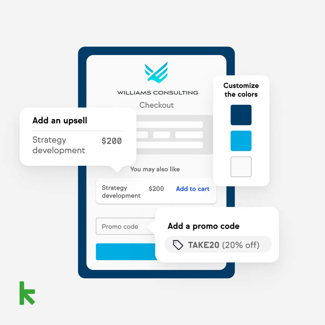 Keap CRM contract and proposal checkout
