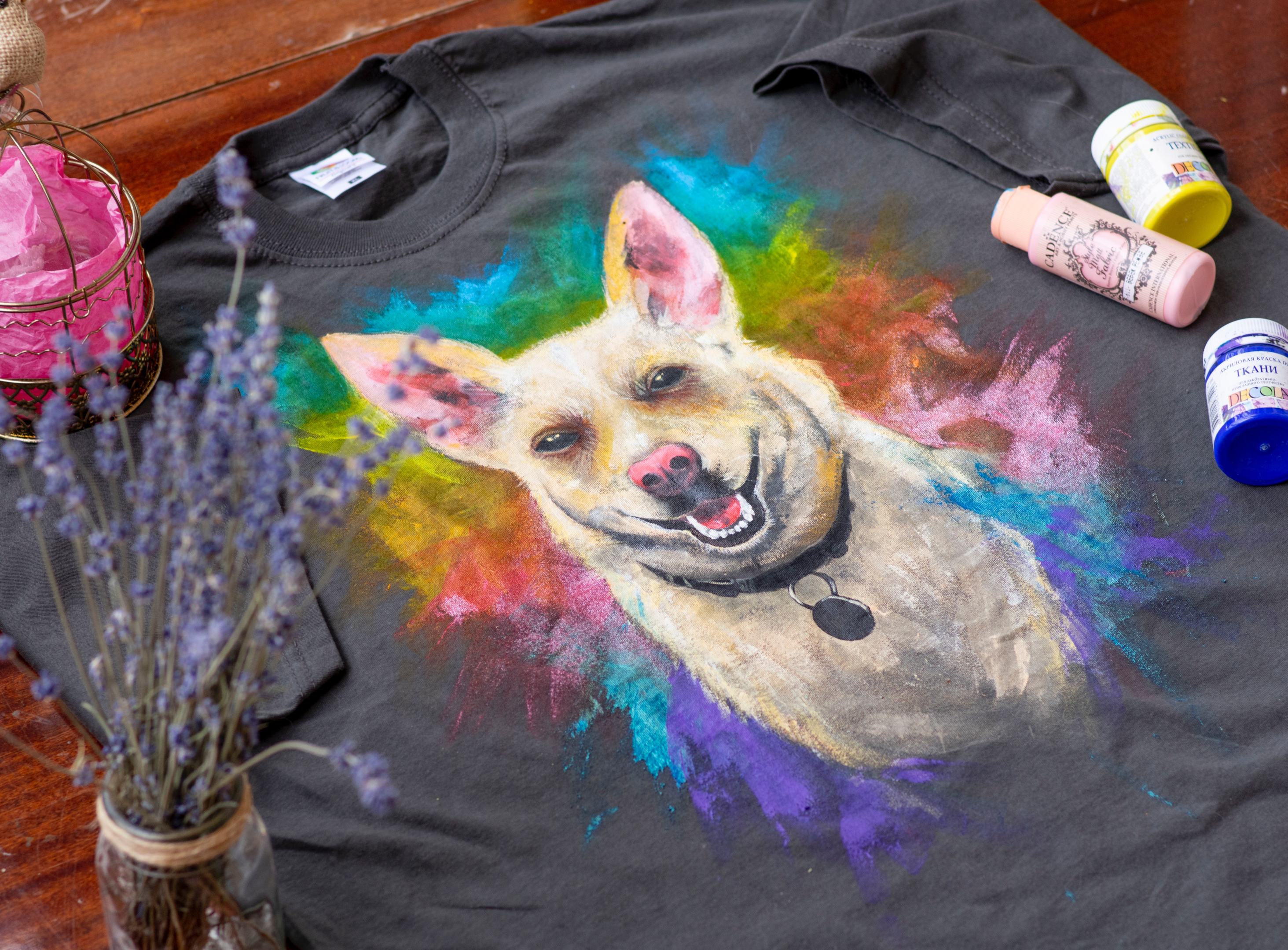 Print-On-Demand Products , dog print on shirt 