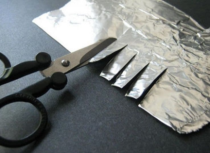 scissor blades sharpening, aluminum method for sharpening