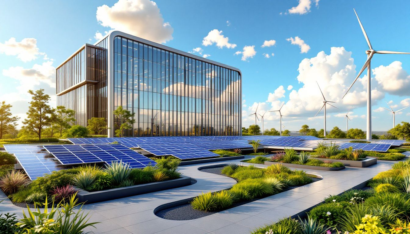 Benefits of installing solar panels on commercial buildings.