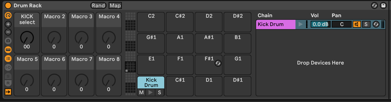 renamed kick drum pad