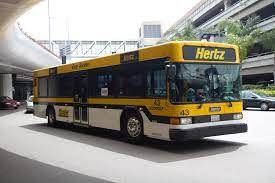 Hertz rental shuttles to the airport