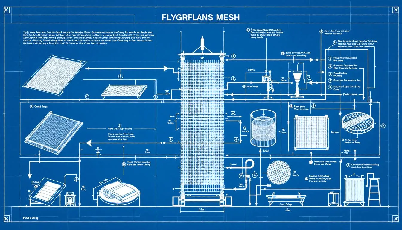 Common applications of fiberglass mesh in construction.