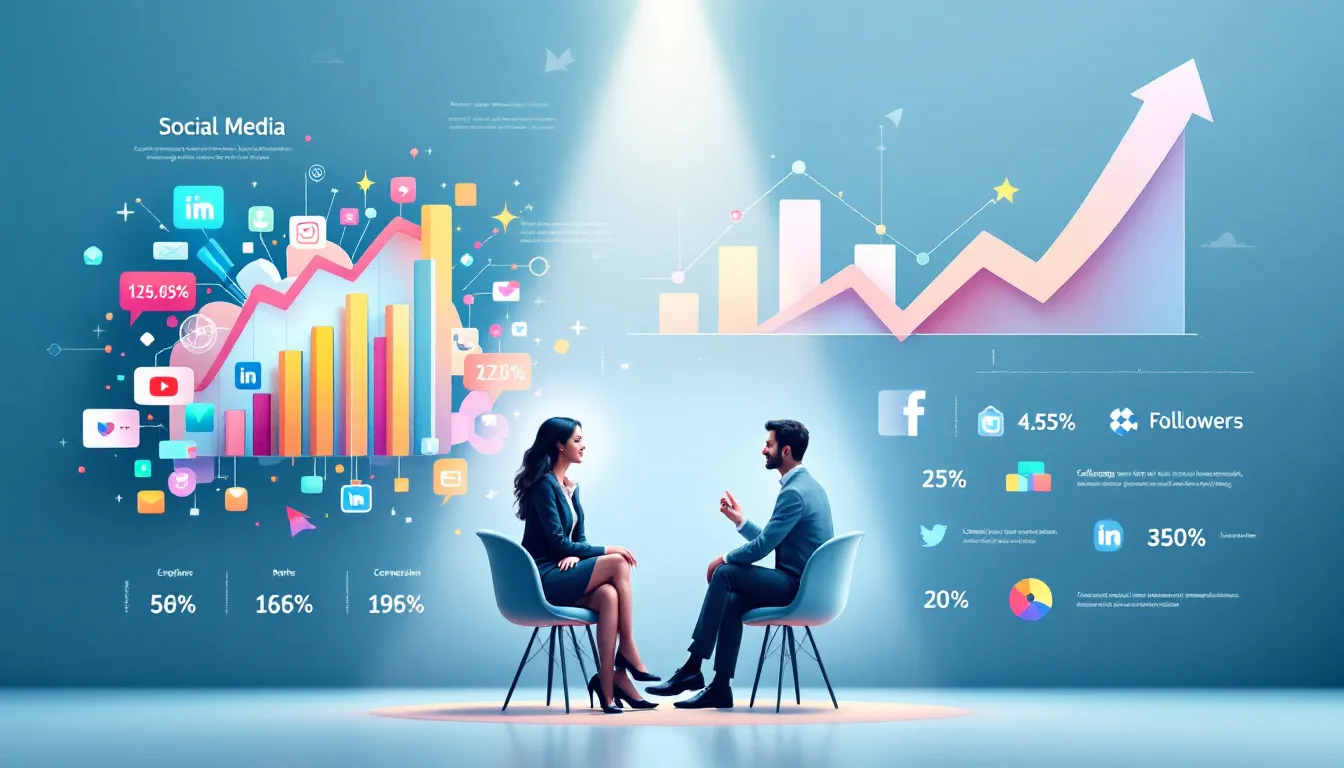 A consultant discussing social media marketing strategies with a client.
