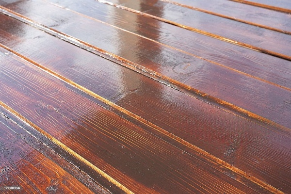 completely dry deck after pressure washing