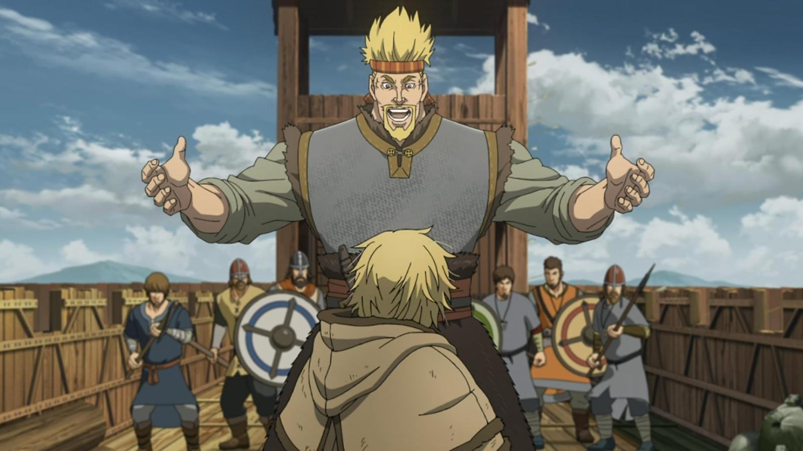 Akio Otsuka as Thorkell and Yûto Uemura as Thorfinn in Vinland Saga