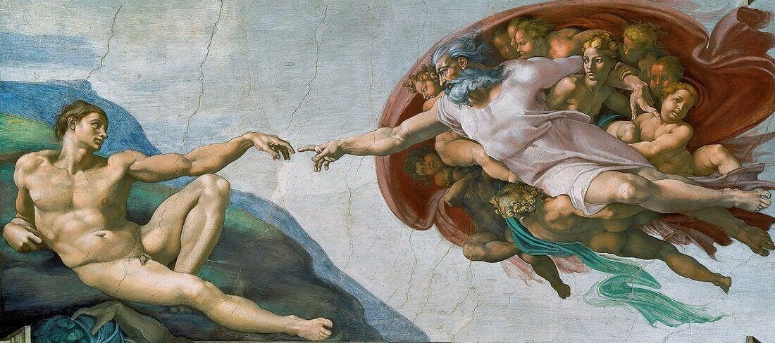 The Creation of Adam – Michelangelo 