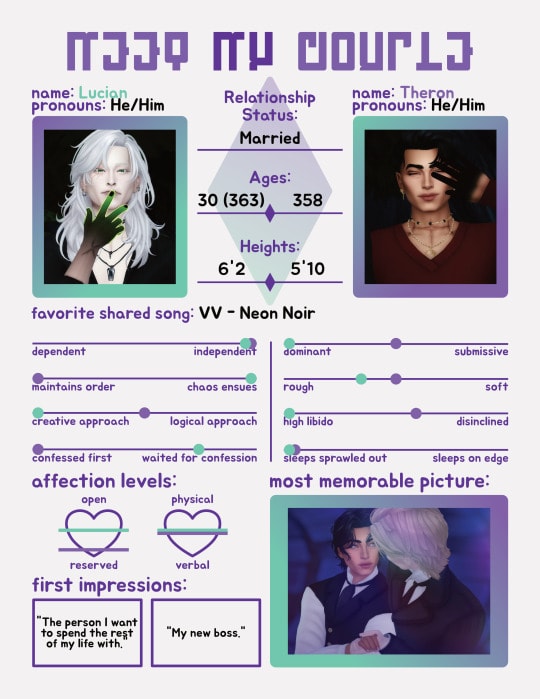 Meet My Couple Valentine’s Challenge