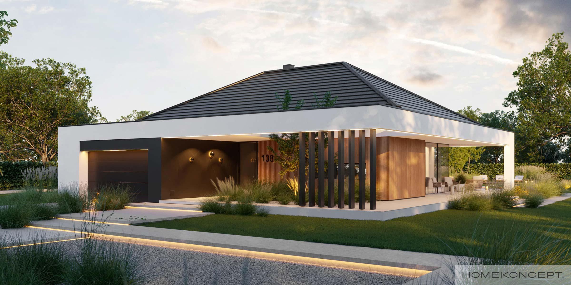Projekt domu parterowego HOMEKONCEPT 138