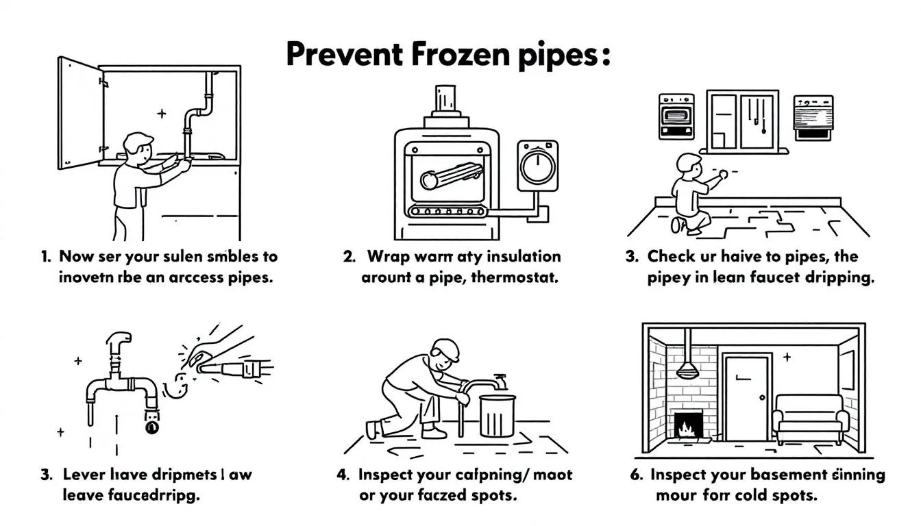 Essential November checklist for homeowners to prevent frozen pipes.