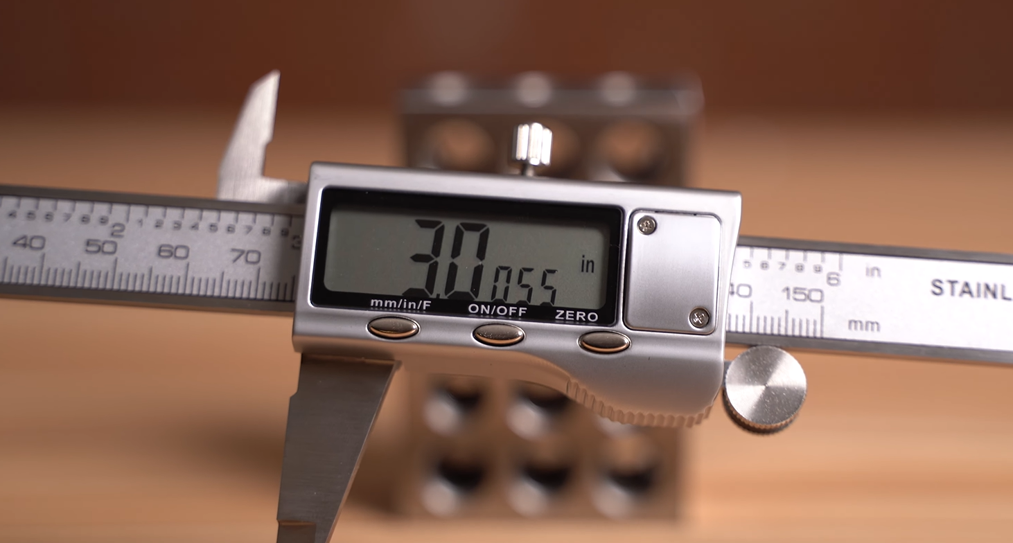 measuring the depth of the jiavarry caliper