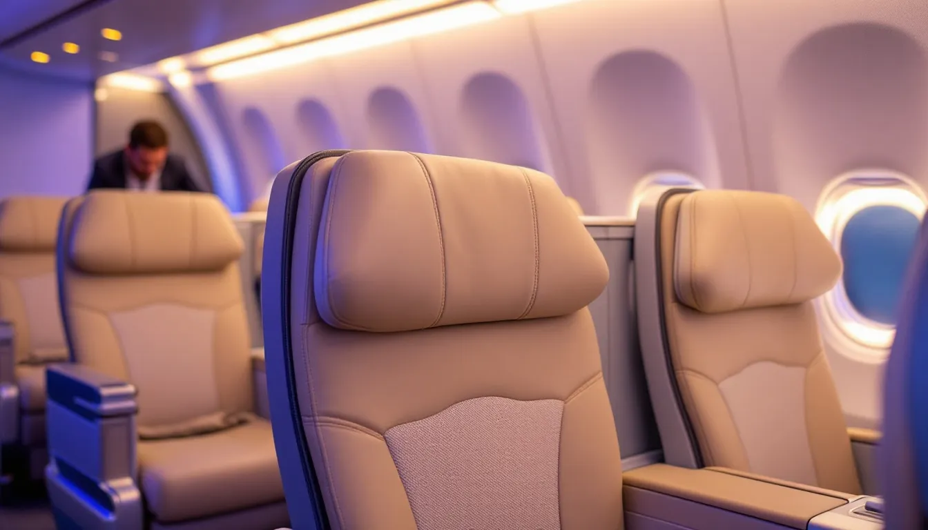 Komfort und Privatsphäre in der Lufthansa Business Class.