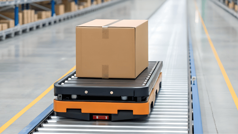 Constant sliding and material load on the belt cause abrasion.