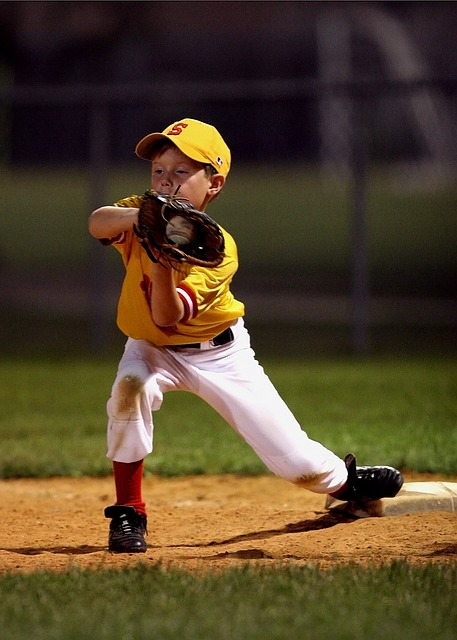 baseball, catch, little league