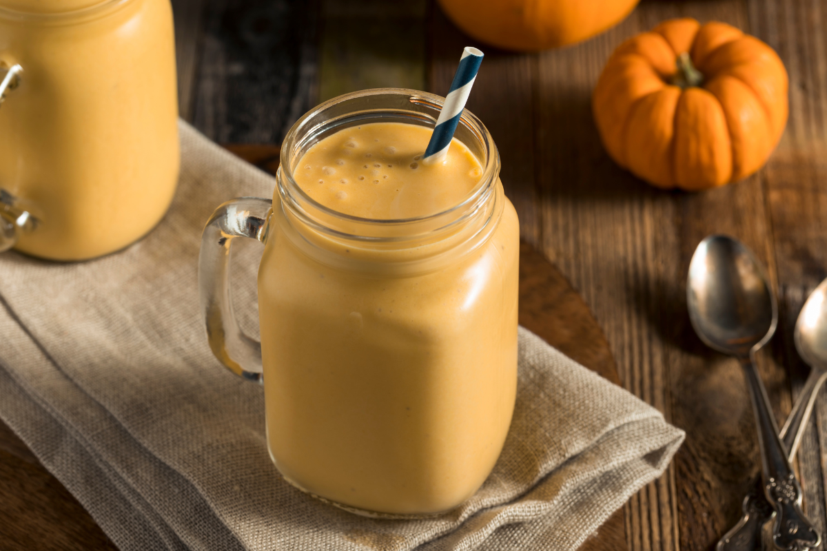 Pumpkin spice protein smoothie