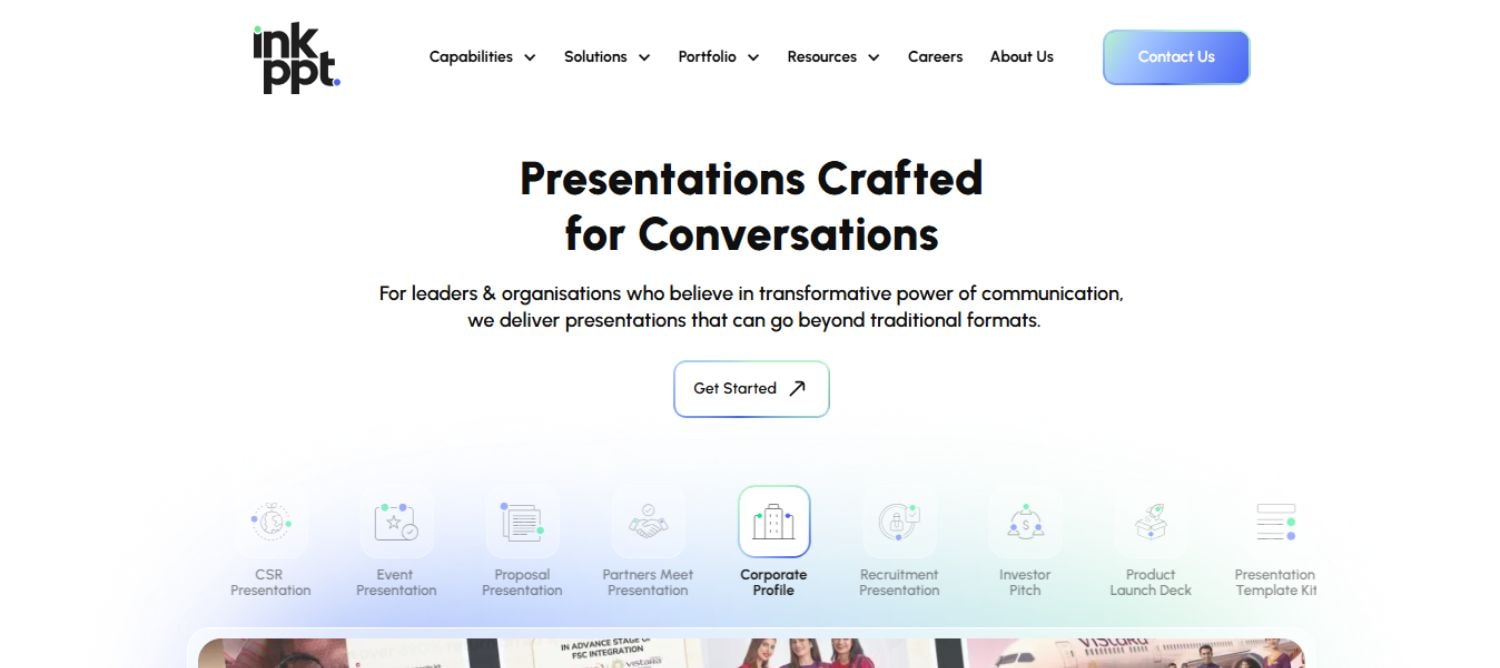 INK PPT specializes in transforming complex ideas into compelling visual stories