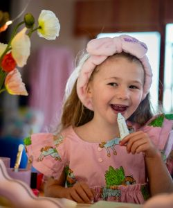 Kids will be happy with the gift of makeup or nail polish