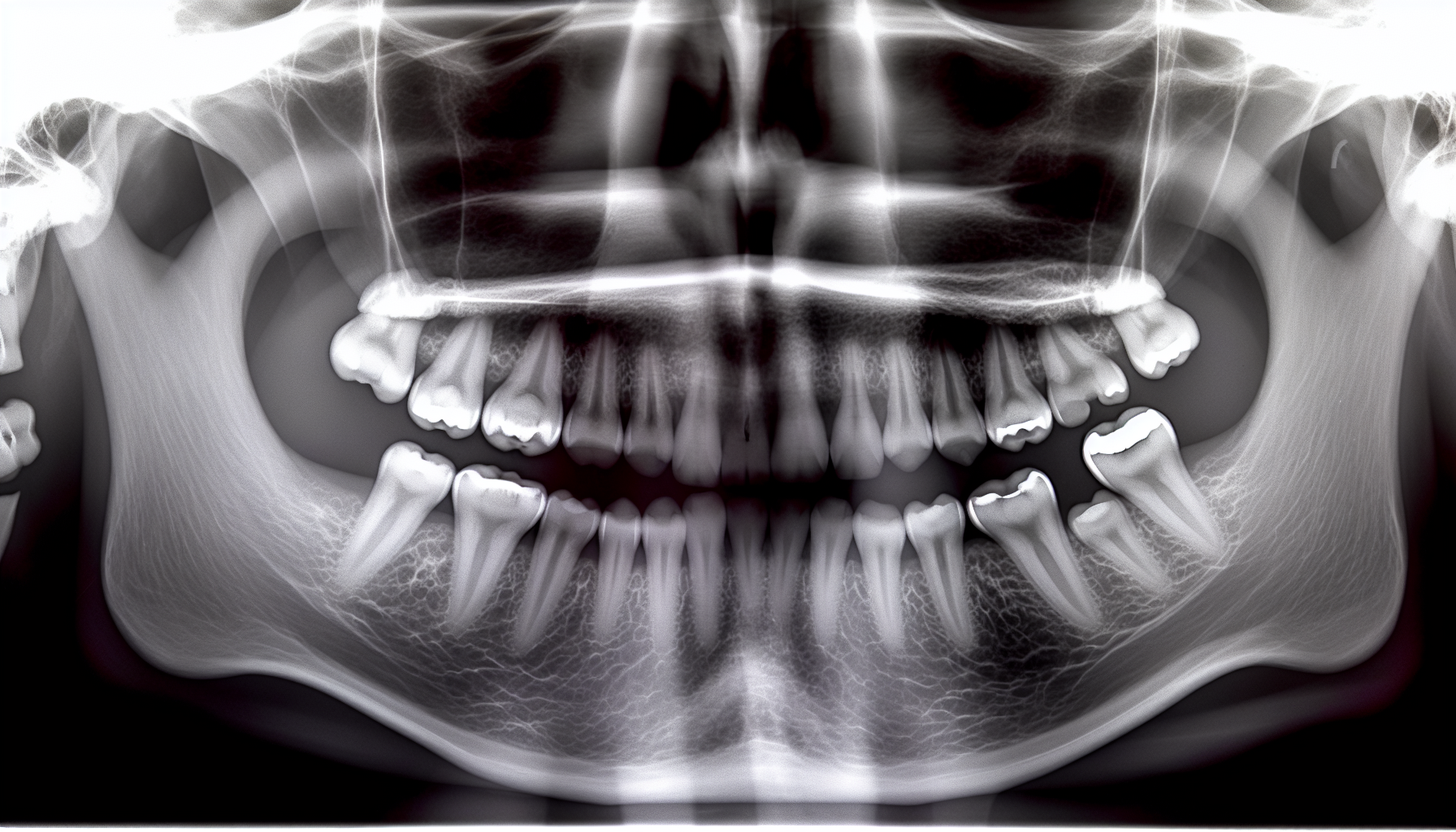 Photo of a dental X-ray