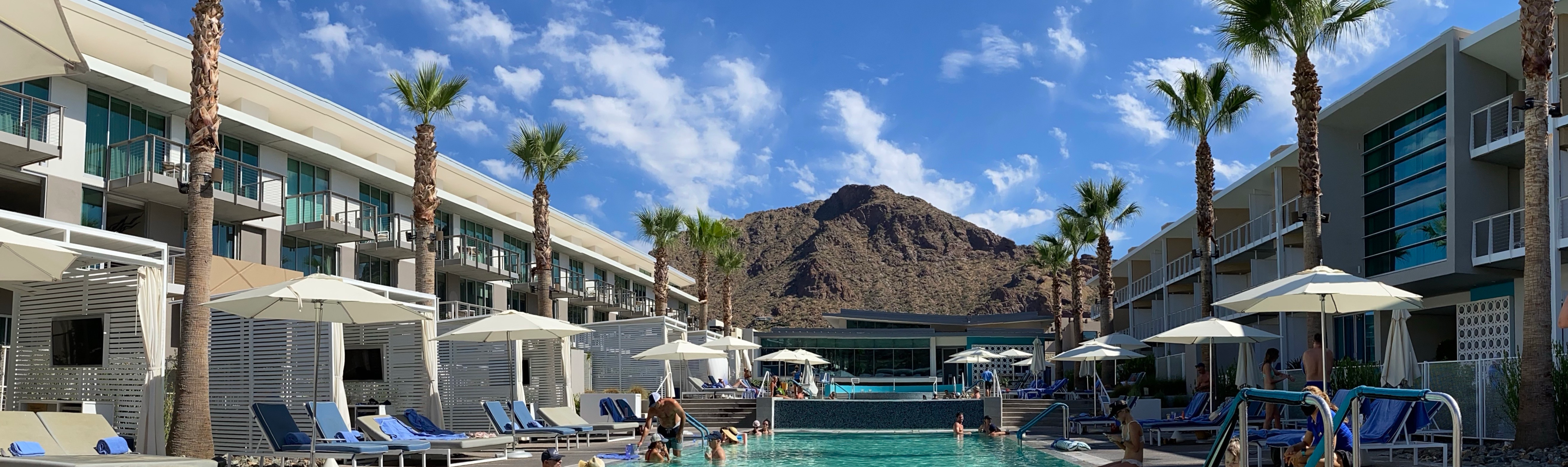A view of Camelback Mountain from Mountain Shadows Resort.