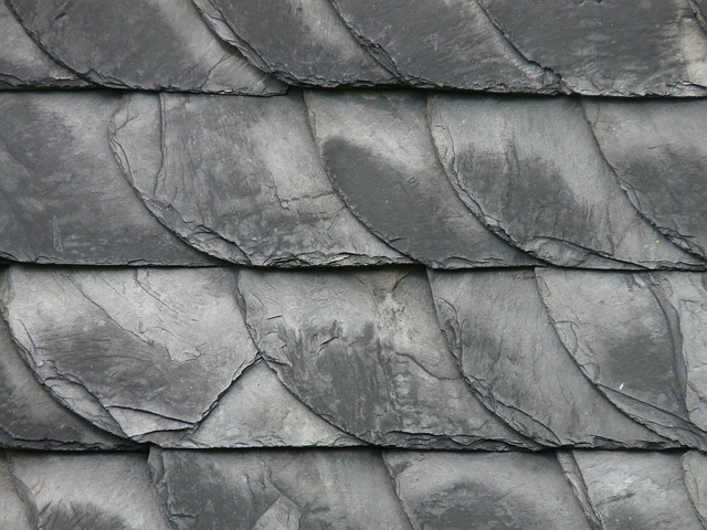 slates, slate roof, roof