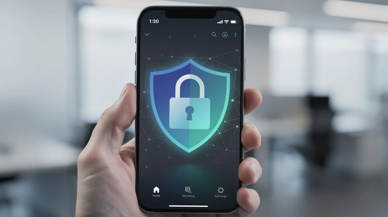 The image depicts a smartphone screen displaying a padlock icon alongside a shield, representing the importance of digital account security. This visual emphasizes the need for防 騙 measures and the use of雙重 驗證 to protect yourwhatsapp 帳戶 against potential threats.