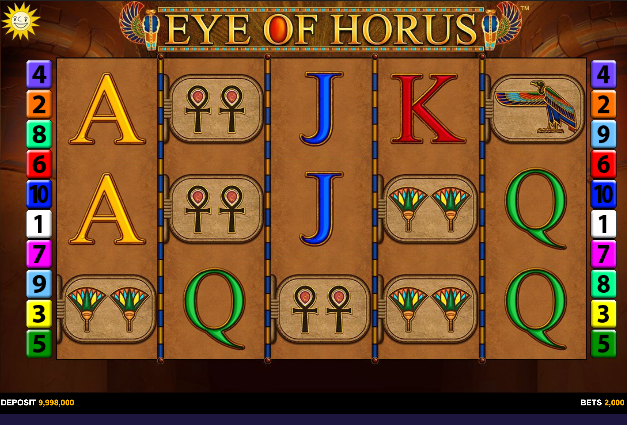 Eye of Horus, slot, online