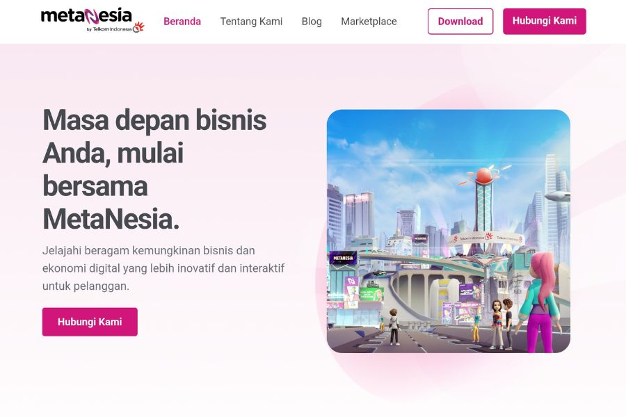 MetaNesia platform metaverse pertama di Indonesia