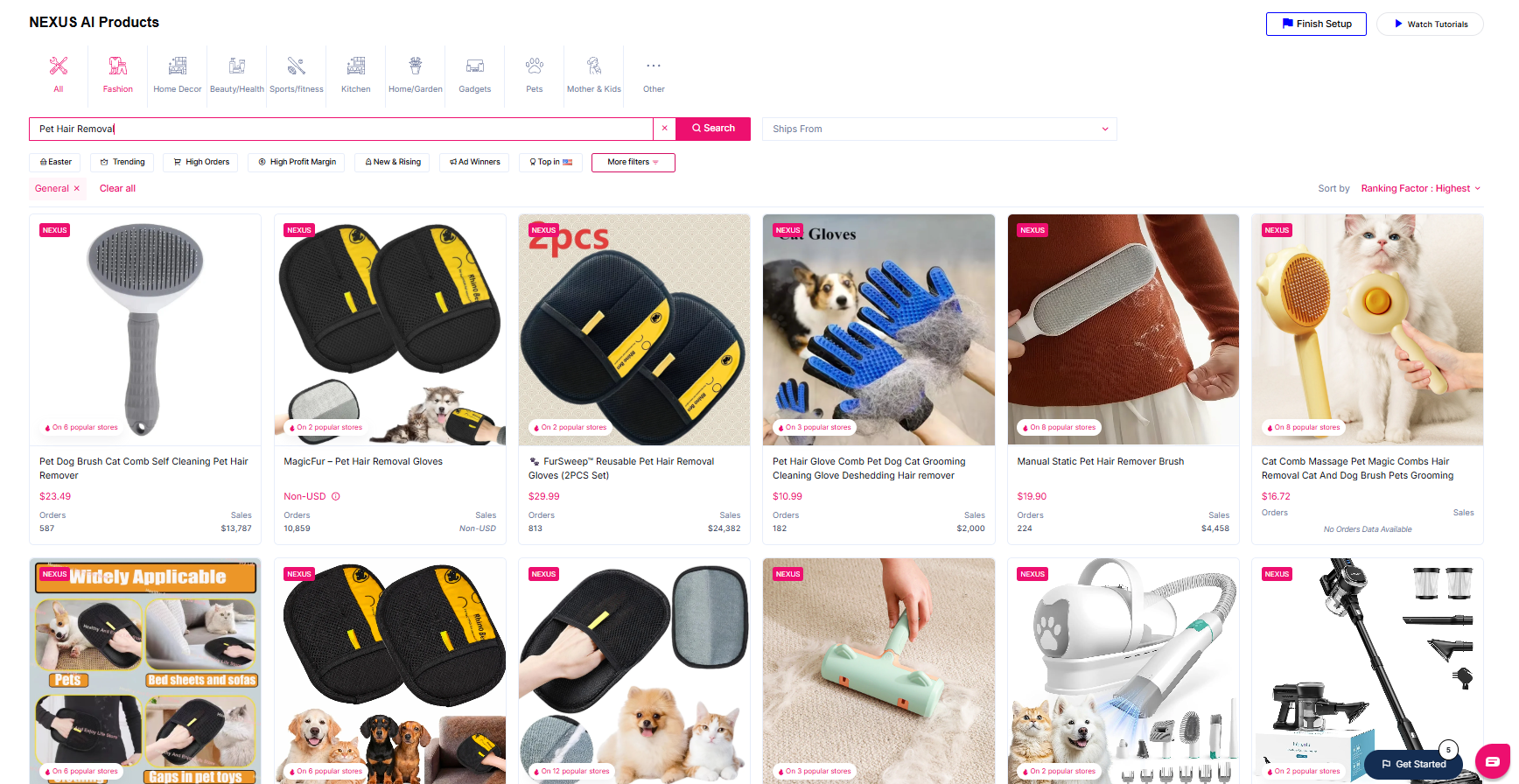 Verkauf von Innovationen zur Haarentfernung weicher Haustiere