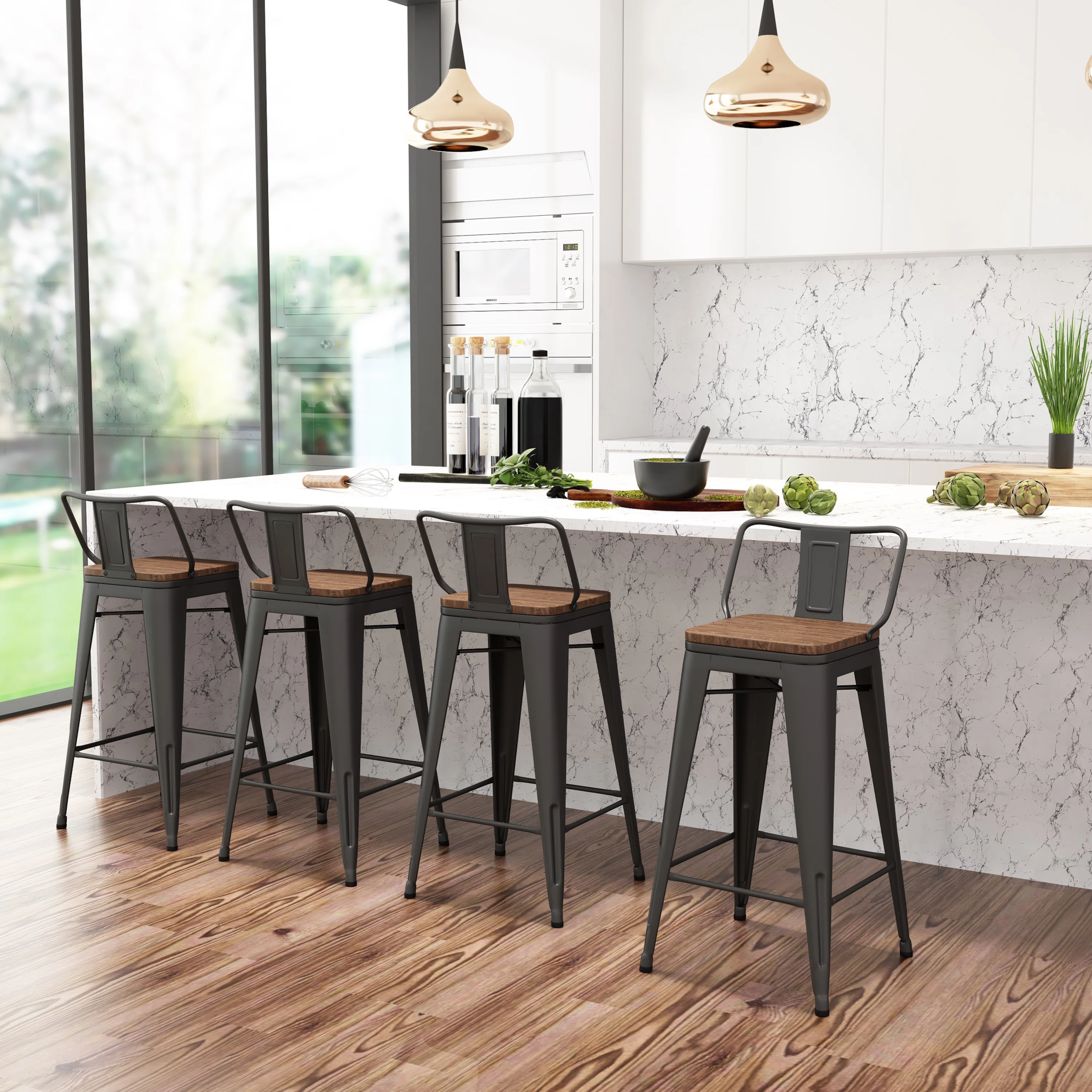 Bar and counter stools from Frontgate