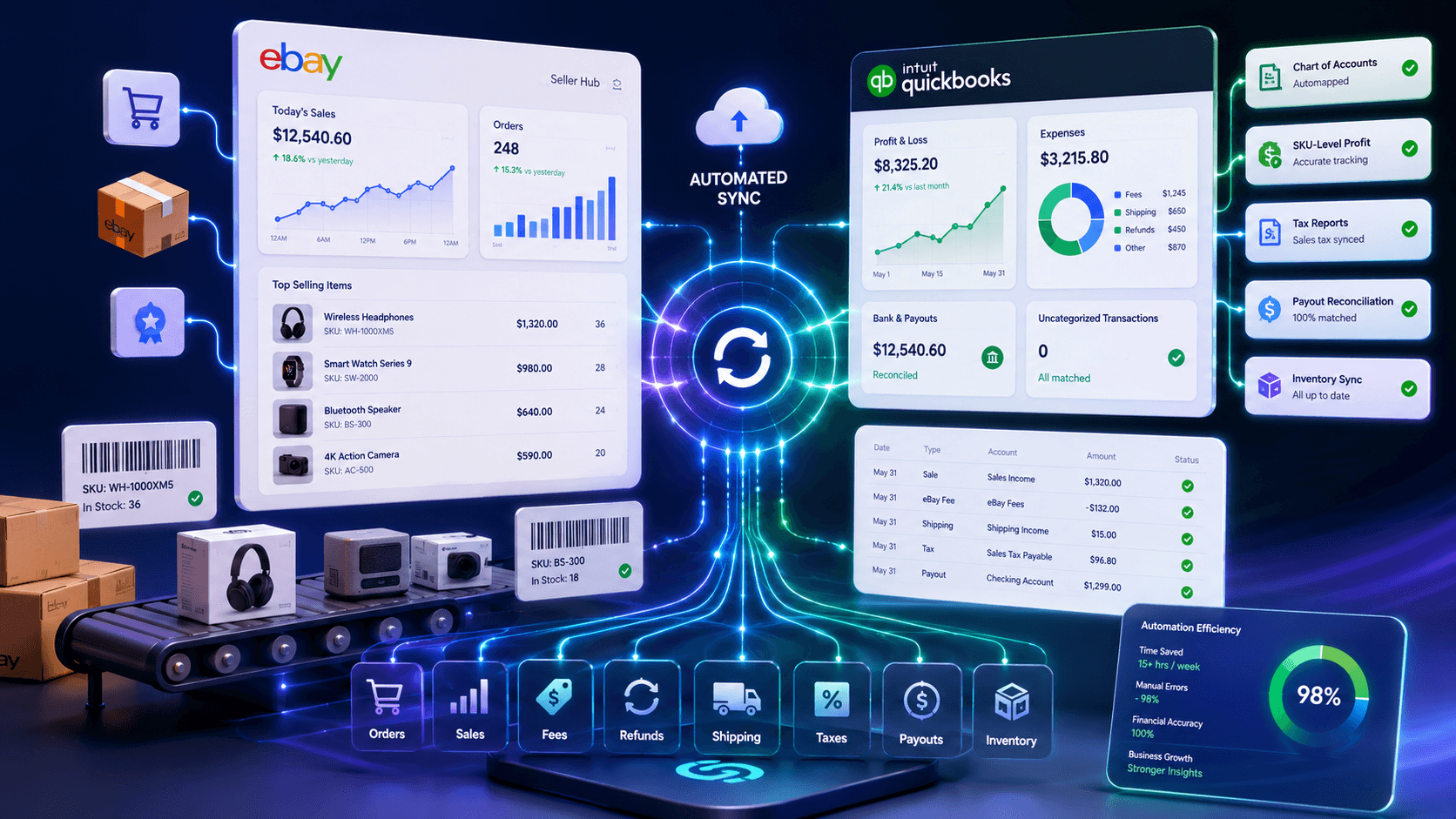 connect ebay to quickbooks