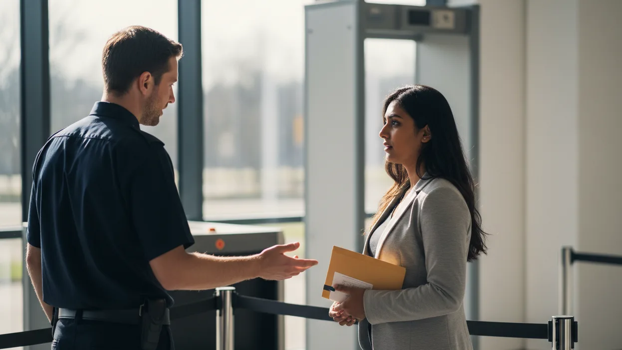 What Actually Happens When An Officer Looks At Your Flight Reservation