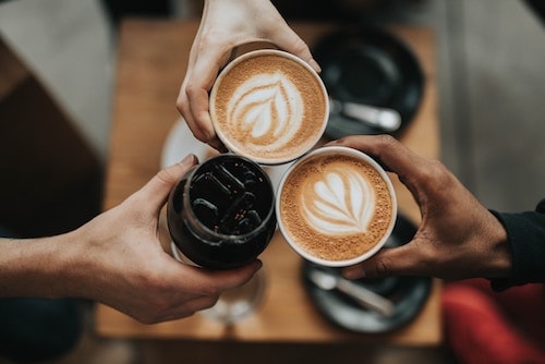 These visitors absolutely loved the coffee up this way