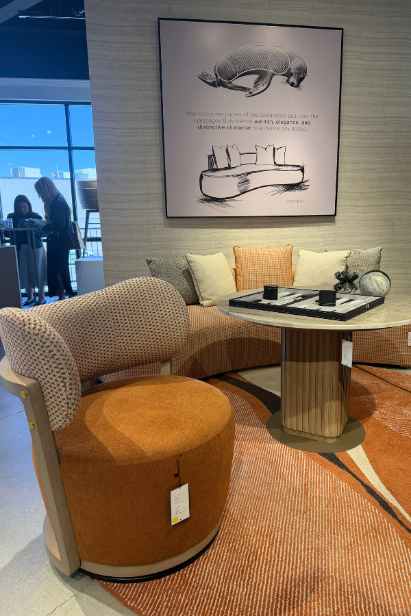the Adriana Hoyos showroom at High Point Market